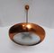 Bauhaus Copper Pendant Lamp by Josef Hurka for Napako