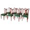 Dining Chairs attributed to Guglielmo Ulrich, Italy, 1940s, Set of 8, Image 2