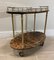 Side table or Trolley in Goatskin and Brass attributed to Aldo Tura, Italy, 1960s, Image 12