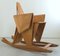 Origami Bird Skulpturaler Schaukelstuhl 16
