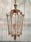 Neoclassical Brass and Glass Latern 6