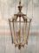 Neoclassical Brass and Glass Latern 8
