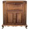 Spanish Carved Bar Cabinet in Walnut, 1930s 4