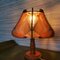 Mid-Century Portuguese Table Lamp in Straw and Wood, 1960s 7