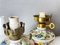 Lámparas de mesa portuguesas de porcelana pintadas a mano de Alcobaça Porcelain Factory. Juego de 2, Imagen 18