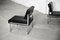 Minimalist German Chrome and Vinyl Modular Lounge Chairs from Brune, 1970s, Set of 3 3