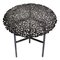 Jean Cast Butterfly Indoor or Outdoor Side Table in Blackened Brass by Fred & Juul 1