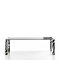 Minimalist Aluminium Extendable Long Black White Metaverso Dining Table by Laab Milano 3