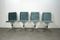Velvet Dining Chairs from Brabantia, 1960s, Set of 4 3