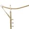 French Adjustable Brass Floor Lamp, 1960s 2