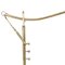 French Adjustable Brass Floor Lamp, 1960s, Image 2