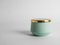 Handcrafted Porcelain Jar with Brass Lid by Anna Diekmann 2
