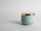 Handcrafted Porcelain Jar with Brass Lid by Anna Diekmann, Image 2