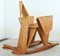 Chaise à Bascule Sculpturale Oiseau Origami 25