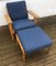 Danish GE 290 Lounge Chair & Ottoman Set by Hans J. Wegner for Getama, 1970s, Immagine 3