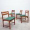 Vintage Danish Beech Dining Chairs by Kurt Østervig for KP Møbler, Set of 4 1