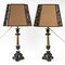 Lampes de Bureau en Bronze, 19ème Siècle, Set de 2 1