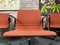 Aluminum EA 108 Chairs in Hopsak Orange by Charles & Ray Eames for Vitra, Set of 4 10