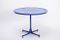 Mid-Century Italian Blue Dining Table with Enameled Copper Top, 1950s, Image 9