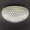 Large Crystal Glass Ceiling or Wall Light Sconce by Limburg, 1960s 12