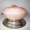 Antique Pink Opaline Ceiling Lamp from SG Kronenglas 1