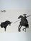 Pablo Picasso, Corrida Scene: Matador & Bull, Double-Sided Original Lithograph, 1961, Image 2
