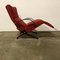 Adjustable Terra Red Fabric P40 Lounge Chair by Osvaldo Borsani for Tecno, 1950s 17