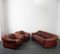 Vintage Leather Sofa and Chairs, 1970s, Set of 3, Image 14