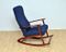 Navy Blue Rocking Chair, 1960s, Image 2