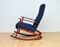 Navy Blue Rocking Chair, 1960s, Image 3