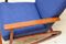 Navy Blue Rocking Chair, 1960s 12