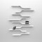 Network shelves White, Set 10 by Julien Vidame 5