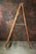 Escalera de pintor plegable de madera, años 60, Imagen 6