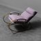 Vintage Metal Rocking Chair & Ottoman by Guido Faleschini, 1970s, Set of 2 14