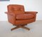 Vintage Danish Sofa Set in Cognac Leather by Skipper, Set of 2 3