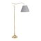 French Adjustable Brass Floor Lamp, 1960s 3