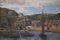 John Chapman Wallis, Coastal Landscape, Polperro, Oil on Canvas, Early 20th Century, Framed 6