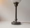 Danish Art Deco Brass & Opal Glass Table Lamp from Fog & Morup, 1930s 4