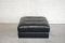 Vintage DS 88 Black Leather Pouf from de Sede, Image 2