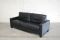 Vintage Swiss DS 17 Black Leather Sofa from de Sede 10
