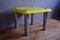 Vintage Yellow Bistro Coffee Table by Joe Colombo for Zanotta 3