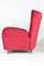 Fauteuils en Velours Rouge, Italie, 1950s, Set de 2 8