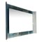 Curved Blue Crystal Glass Mirror by Santambrogio and De Berti 5