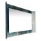 Curved Blue Crystal Glass Mirror by Santambrogio and De Berti, Image 5