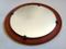 Miroir Rond Mid-Century en Teck par Campo e Graffi pour Elam 2