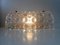 Crystal and Brass Sconce by Carl Fagerlund for Orrefors, 1960s, Image 4