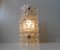 Crystal and Brass Sconce by Carl Fagerlund for Orrefors, 1960s 2