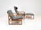 Danish 2256 & 2254 Oak Sled Lounge Chairs with Footstool by Børge Mogensen for Fredericia Stolefabrik, 1956, Image 13
