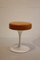 Mid-Century Leather Tulip Stool by Eero Saarinen for Knoll Inc. / Knoll International, 1970s 1