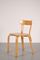 Mid Century Dining Chairs by Alvar Aalto for Artek, 1950s, Set of 4 6